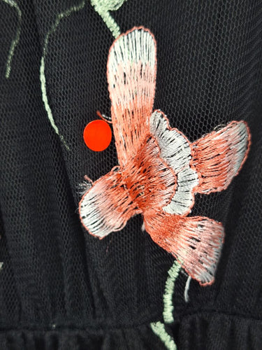 Second-Hand - Alice McCall Tulle Blossom Embroidery Mini Dress Size 8 - SwapUp