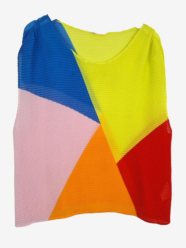 Gorman Bright Waffle Semi-Sheer Top Size L