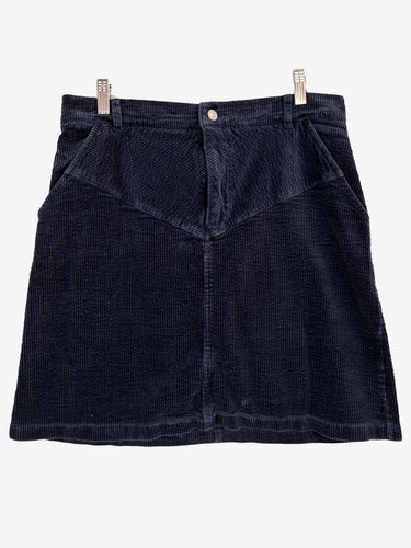Gorman Navy Corduroy Multi-Direction Mini Skirt Size 16