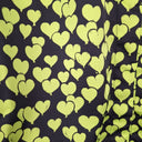 Second-Hand - Cras Acid Green Love Heart Shirt Size M - SwapUp