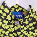 Second-Hand - Cras Acid Green Love Heart Shirt Size M - SwapUp