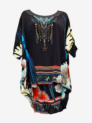 Camilla Feather & Butterfly Wing Blouse Size One Size