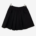 Second-Hand - Cue Sweet Black Pleat Mini Skirt Size 8 - SwapUp