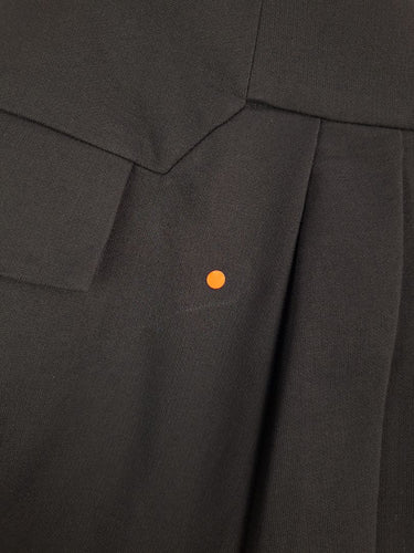 Second-Hand - Cue Sweet Black Pleat Mini Skirt Size 8 - SwapUp