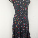 Second-Hand - Maiocchi Spotted Bow Waist V Neck Dress Size 8 - SwapUp