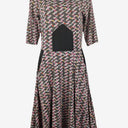 Second-Hand - Maiocchi Lilac Star Geo Jersey Dress Size 8 - SwapUp