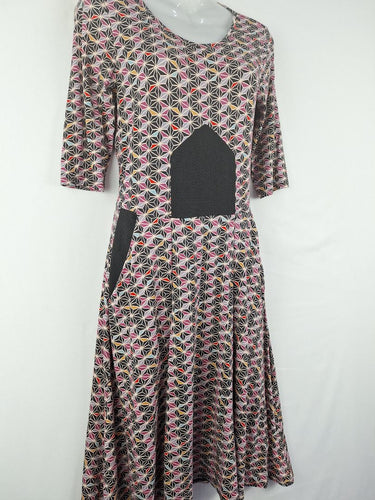 Second-Hand - Maiocchi Lilac Star Geo Jersey Dress Size 8 - SwapUp