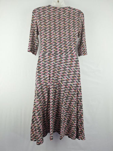Second-Hand - Maiocchi Lilac Star Geo Jersey Dress Size 8 - SwapUp