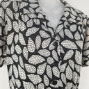 Second-Hand - Elise Designs Leafy Short Sleeve Shirt Dress Size 10 - SwapUp