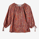 Second-Hand - Sportscraft Liberty Paisley Button Up Blouse Size 6 - SwapUp