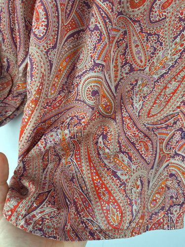 Second-Hand - Sportscraft Liberty Paisley Button Up Blouse Size 6 - SwapUp
