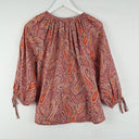 Second-Hand - Sportscraft Liberty Paisley Button Up Blouse Size 6 - SwapUp