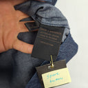 Second-Hand - David Lawrence Indigo Denim Long Sleeve Blouse Size 6 - SwapUp