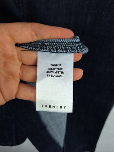 Second-Hand - Trenery Deep Indigo Denim Maxi Skirt Size 6 - SwapUp