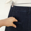 Second-Hand - Trenery Deep Indigo Denim Maxi Skirt Size 6 - SwapUp