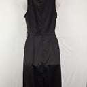 Second-Hand - Laura Ashley Ink Sheen Pleated Midi Dress Size 6 - SwapUp
