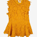 Second-Hand - Assorted Brands Marigold Lacey Evening Top Size S - SwapUp