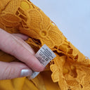 Second-Hand - Assorted Brands Marigold Lacey Evening Top Size S - SwapUp