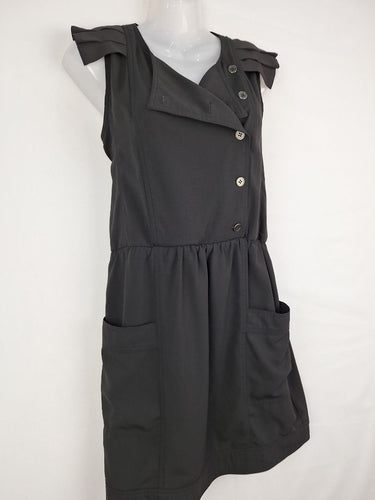 Second-Hand - French Connection Pleated Sleeve Sailor Mini Dress Size 10 - SwapUp