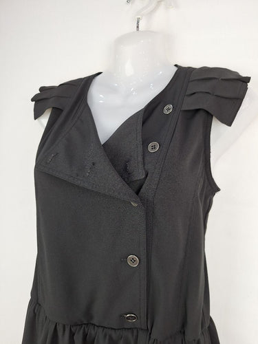 Second-Hand - French Connection Pleated Sleeve Sailor Mini Dress Size 10 - SwapUp