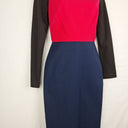 Second-Hand - Banana Republic Fitted Colour Block Midi Dress Size 4 - SwapUp