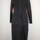 Second-Hand - Banana Republic Fitted Colour Block Midi Dress Size 4 - SwapUp