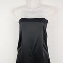 Second-Hand - Marty Samuels Satin Side Zip Strapless Dress Size M - SwapUp