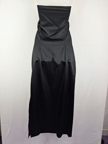 Second-Hand - Marty Samuels Satin Side Zip Strapless Dress Size M - SwapUp