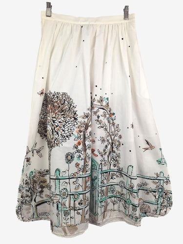 Paul & Joe Sister Dainty Watercolour Garden Skirt Size 12