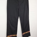 Second-Hand - Cloth.ier Embroidered Detail Essential Black Pants Size XL - SwapUp