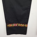 Second-Hand - Cloth.ier Embroidered Detail Essential Black Pants Size XL - SwapUp