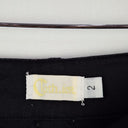 Second-Hand - Cloth.ier Embroidered Detail Essential Black Pants Size XL - SwapUp