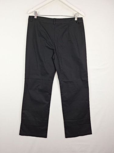 Second-Hand - Cloth.ier Embroidered Detail Essential Black Pants Size XL - SwapUp