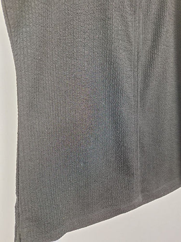 Second-Hand - Calvin Klein Crinkle Textured Keyhole Cut Out Top Size S - SwapUp