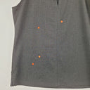 Second-Hand - Calvin Klein Crinkle Textured Keyhole Cut Out Top Size S - SwapUp