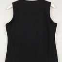 Second-Hand - Calvin Klein Crinkle Textured Keyhole Cut Out Top Size S - SwapUp