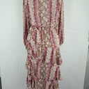 Second-Hand - Sheike Rose Reptile Chiffon Shirt Dress Size 10 - SwapUp