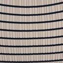 Second-Hand - White Closet Latte Ribbed Stripe Maxi Dress Size L - SwapUp