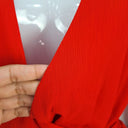 Second-Hand - Tussah Vibrant Red Feminine Playsuit Size 10 - SwapUp