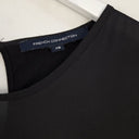 Second-Hand - French Connection Flutter Sleeve Dainty Black Top Size XS - SwapUp