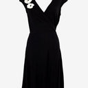 Second-Hand - Review Jersey Flower Applique Wrap Dress Size 6 - SwapUp