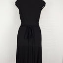 Second-Hand - Review Jersey Flower Applique Wrap Dress Size 6 - SwapUp