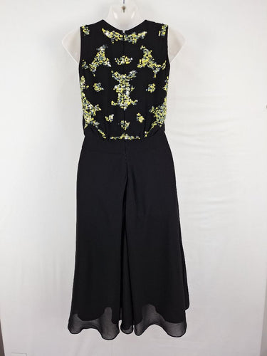 Second-Hand - French Connection Sequin Top Chiffon Midi Dress Size 6 - SwapUp