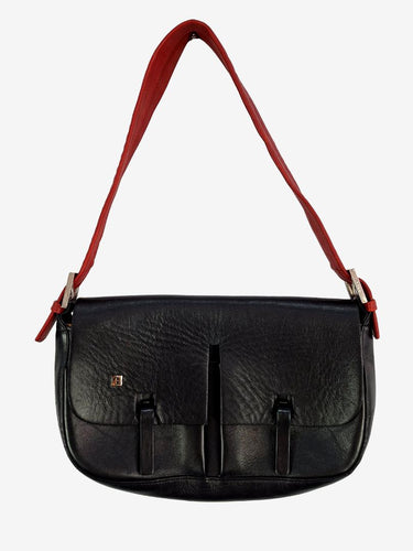 Bally Vintage Double Pouch Shoulder Bag