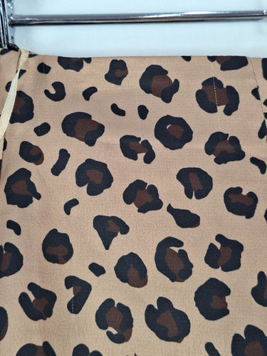 Second-Hand - Never Fully Dressed Ruched Front Leopard Skirt Size 12 - SwapUp