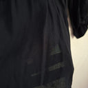 Second-Hand - Tasteful Key Hole Blouse with Tie Waist Size - SwapUp