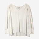 Second-Hand - Veronika Maine Stark White Essential Office Blouse Size 16 - SwapUp