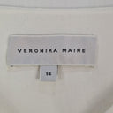 Second-Hand - Veronika Maine Stark White Essential Office Blouse Size 16 - SwapUp