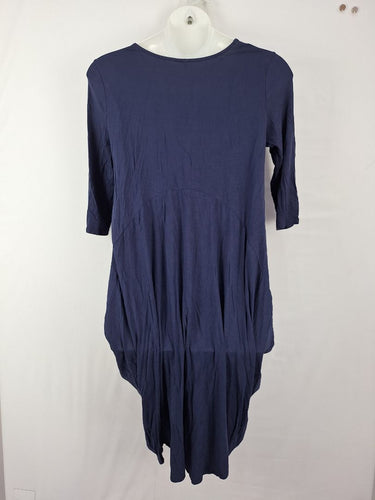 Second-Hand - Zebart Relaxed Navy Jersey Lounge Dress Size XL - SwapUp