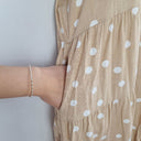 Second-Hand - Betty Basics Feminine Beiege Polka Dot Sun Dress Size 16 - SwapUp